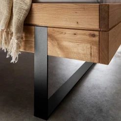 Rustikales Design Bett auf Kufen - Claas