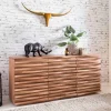 Rustikales Design Sideboard Pisino aus Holz Akazie massiv