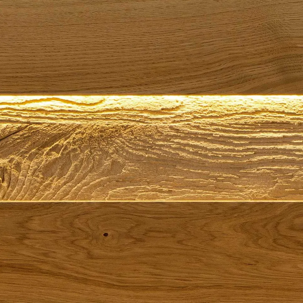 Rustikales Wandboard aus Wildeiche massiv - Millena