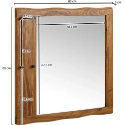 Rustikal-moderne Flurmöbel Kombi - Elmin (dreiteilig)