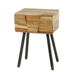 Rustikal-moderner Nachttisch mit Schublade - Tomya
