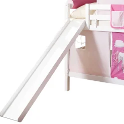 Rutsche Etagenbett für Mädchen in Weiß - Trevora