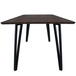 Samt Armlehnenstühle mit Esstisch - Casimir (fünfteilig)