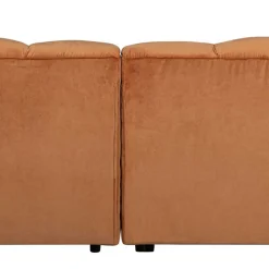 Samt Designcouch in Terracotta - Gracey