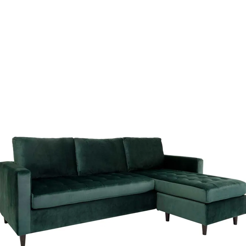 Samt Ecksofa Schenkel links oder rechts - Ciacoga