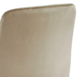 Samt Esstischstühle in Taupe - Temir (4er Set)