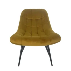 Samt Sessel ohne Armlehnen mit 50 cm Sitzhöhe - Agata