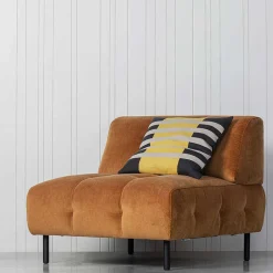 Samtsessel in Hellbraun - Mindnight