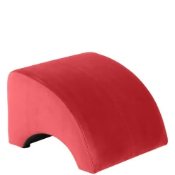 Samtvelours Lesesessel in Rot - Haniata