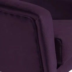 Samtvelours Sessel in Dunkellila - Career