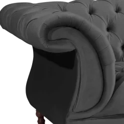 Samtvelours Wohnzimmercouch im Barockstil - Sicilianu