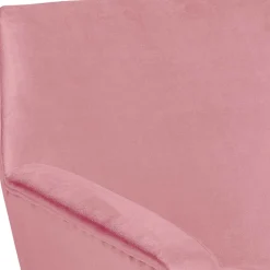 Samtvelours Wohnzimmersessel in Rosa - Clona