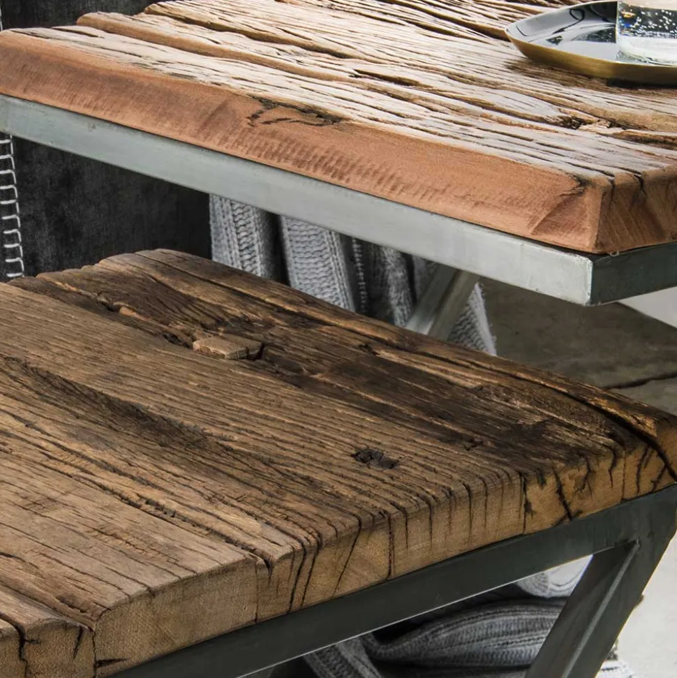 2-Satz Beistelltisch mit Z-Gestell - Matiro (zweiteilig)