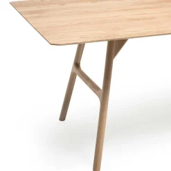 Scandi Chic Eichentisch in Bianco geölt - Ravona