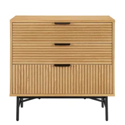 Scandi Chic Kommode mit drei Schubladen - Piassona