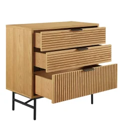 Scandi Chic Kommode mit drei Schubladen - Piassona