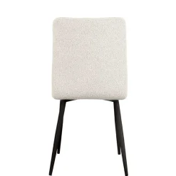 Scandi Chic Polsterstuhl in Champagner Boucle - Acapelca