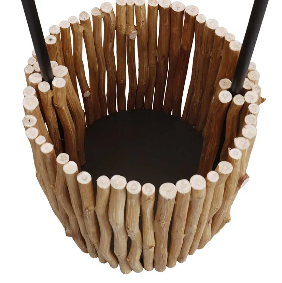 Scandi Chic Stehleuchte in Creme - Acacios