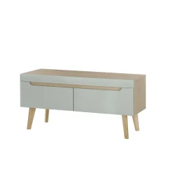 Scandi Chic Wohnzimmermöbel Wohnwand - Armina (vierteilig)