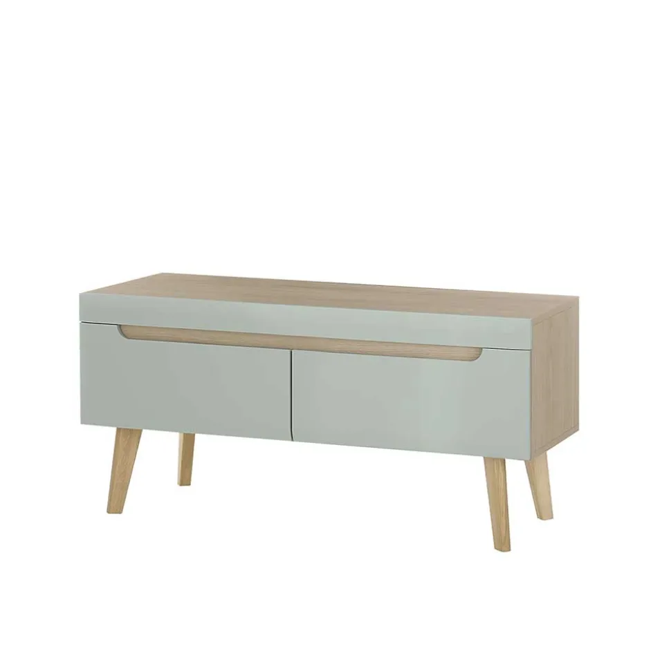 Scandi Chic Wohnzimmermöbel Wohnwand - Armina (vierteilig)