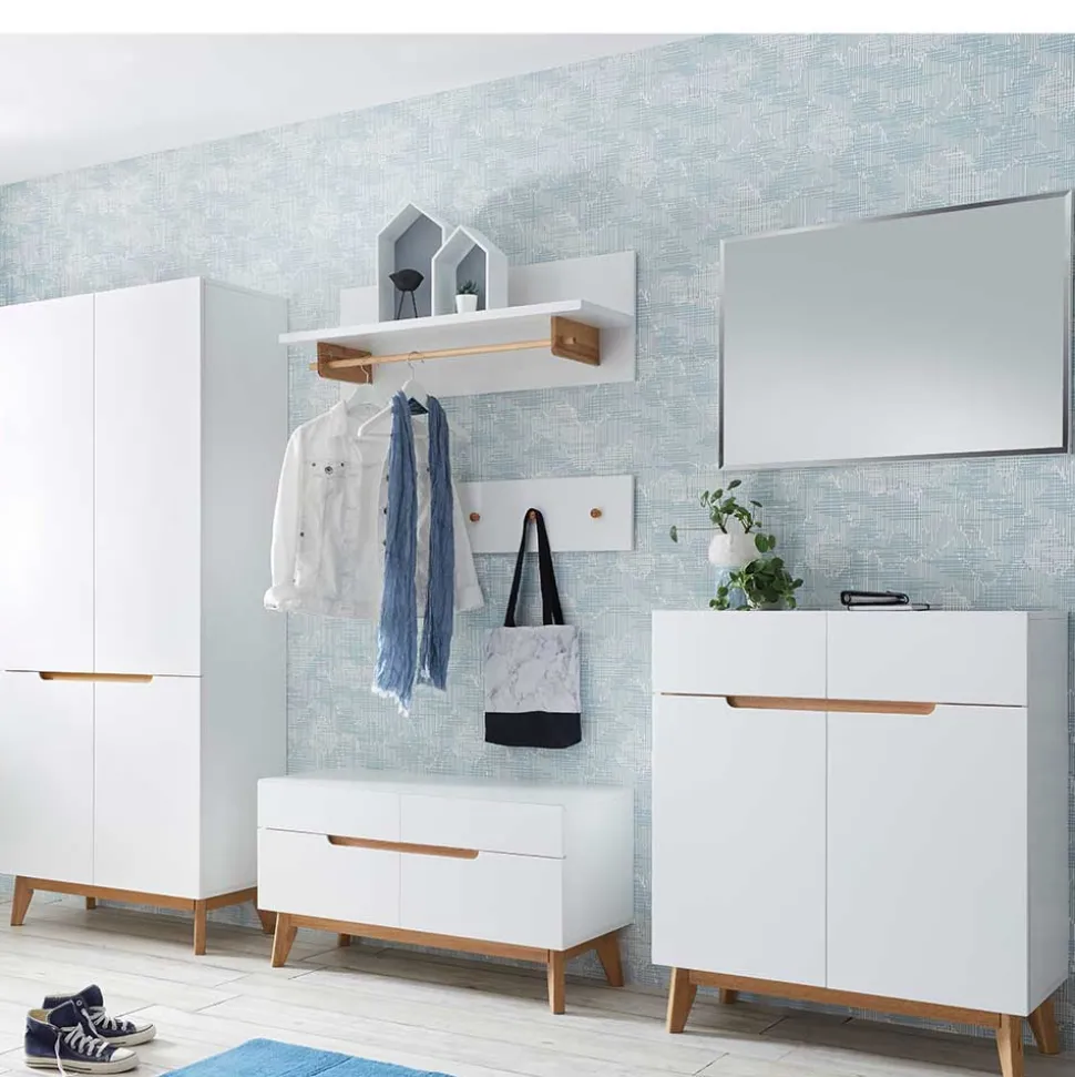 Scandi Flur Einrichtung Möbelset - Caio (sechsteilig)