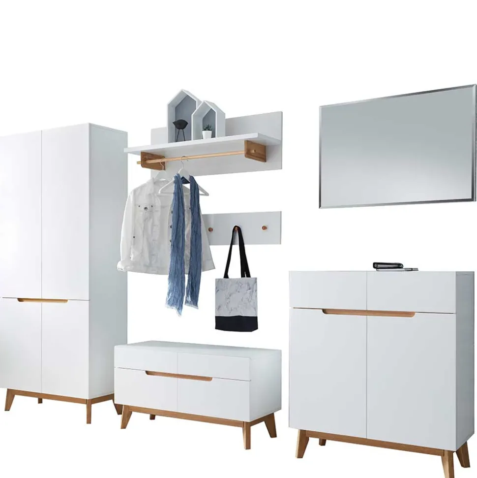 Scandi Flur Einrichtung Möbelset - Caio (sechsteilig)