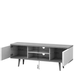 Scandi TV Unterschrank zweifarbig - Jendren