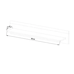 Scandi Wohnwand Möbel als Set - Cablos (vierteilig)