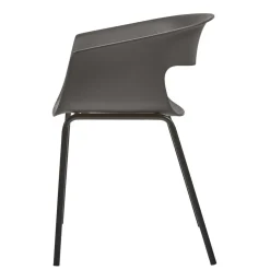 Schalenstuhl mit Armlehnen - Niabelda (2er Set)