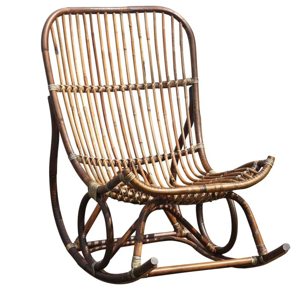 Schaukelsessel Cilian aus Rattan