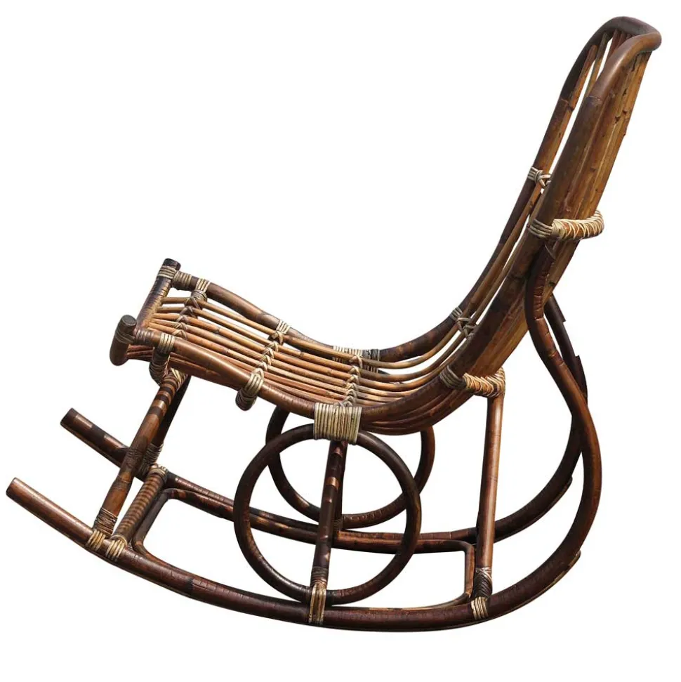 Schaukelsessel Cilian aus Rattan