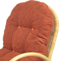 Schaukelstuhl aus Rattan Geflecht in Natur - Abekasa