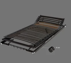 Schichtholz 5-Zonen Lattenrost verstellbar - Heat