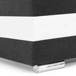 Schlafcouch in Grau mit Weiß - Almente