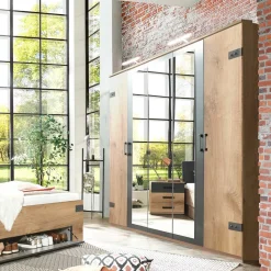 Schlafraum Möbelset mit Stauraumbett - Enegal (vierteilig)