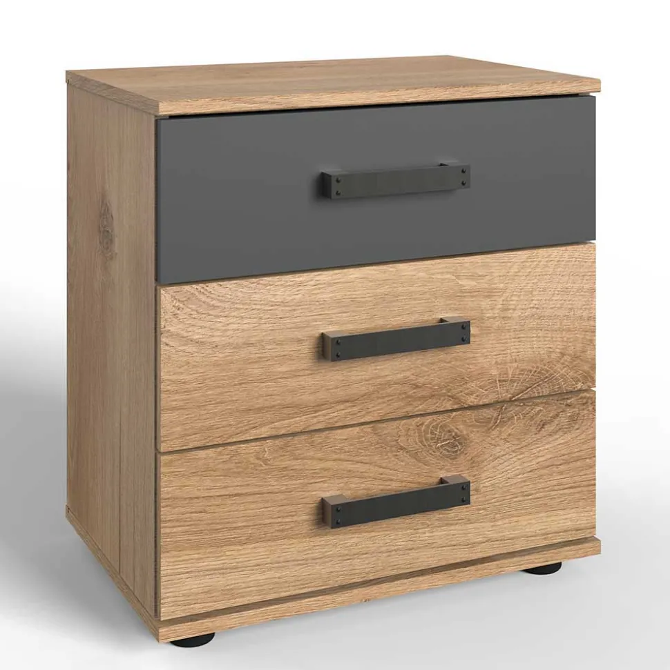 Schlafraum Möbelset mit Stauraumbett - Enegal (vierteilig)