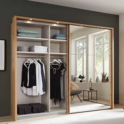 Schlafraum Schrank mit Schwebetüren - Emya