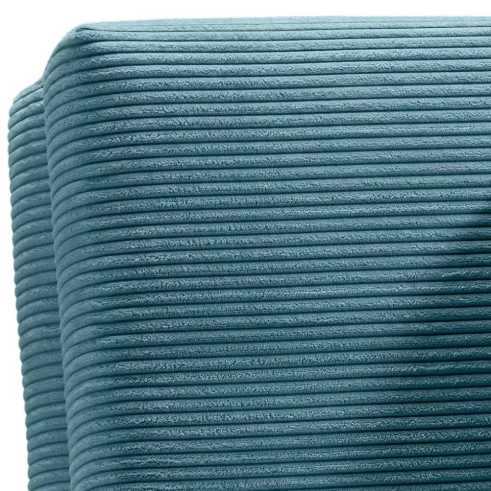 Schlafsessel in Petrol aus Cord - Geraldo