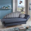 Schlafsofa Chaiselounge in Blau - Jacy
