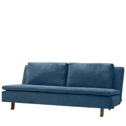 Schlafsofa in Blau und Eiche - Jesticas