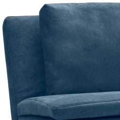 Schlafsofa in Blau und Eiche - Jesticas