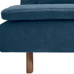 Schlafsofa in Blau und Eiche - Jesticas