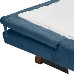 Schlafsofa in Blau und Eiche - Jesticas