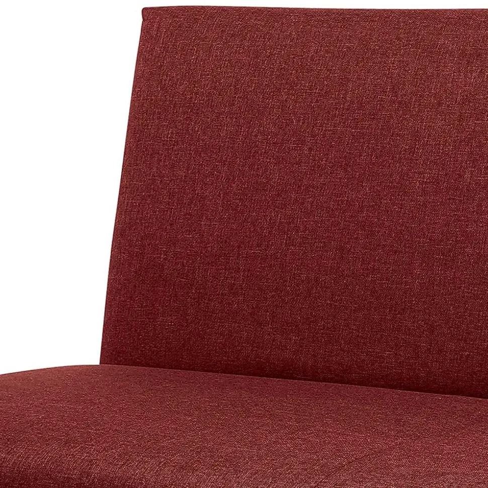 Schlafsofa in Rot Stoffbezug - Surci