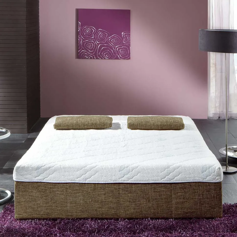 Schlafsofa ohne Armlehnen in Graubraun - Genn