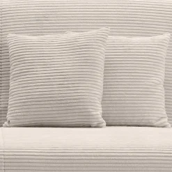 Schlafsofa zum Ausziehen in Beige Cord - Zentra