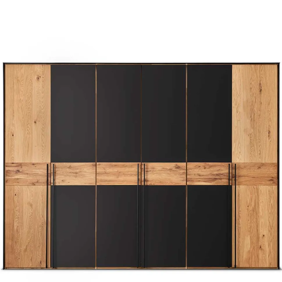 Schlafzimmer aus Wildeiche & Metall - Claas (vierteilig)