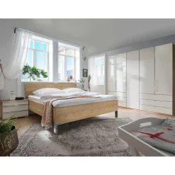 Schlafzimmer Bett Anlage & Schrank - Lesegano (vierteilig)
