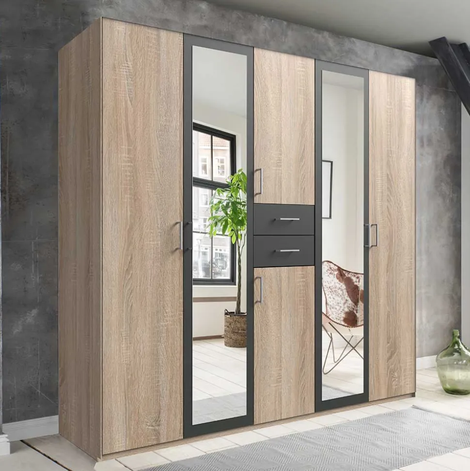 Schlafzimmer Drehtürenschrank modern - Ride