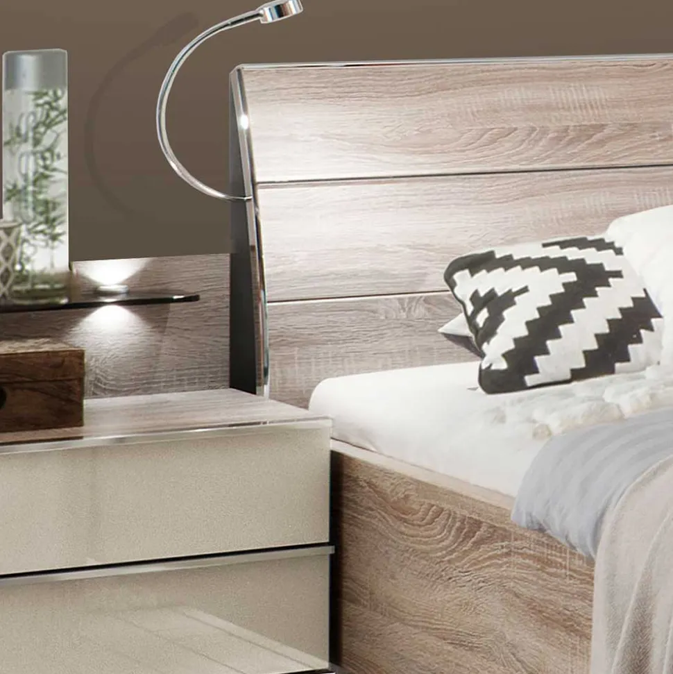 Schlafzimmer Einrichtung als Set - Rativian (vierteilig)